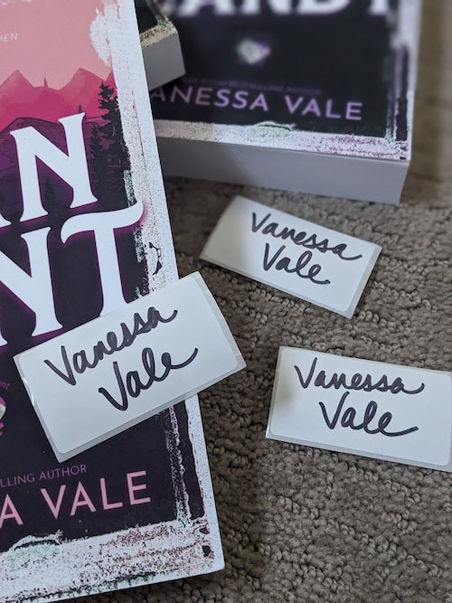 Vanessa Vale Signed Bookplate