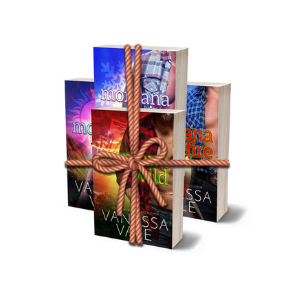 Small Town Romance PAPERBACK BUNDLE - Vintage Covers for the Big Sky Boyfriends Series